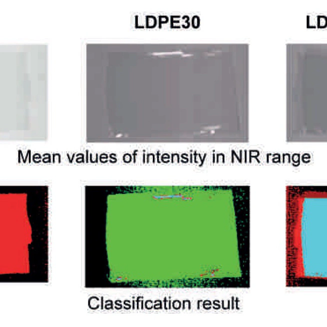 Determination of the composition of multilayer plastic packaging with nir spectroscopy